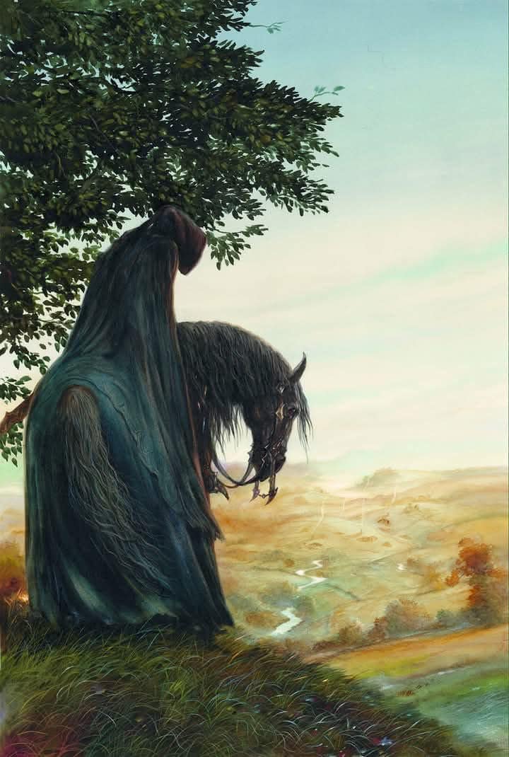 Nazgûl in the Shire
🎨John Howe