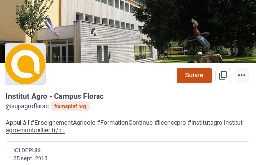L'Institut Agro - Campus de Florac tweet media