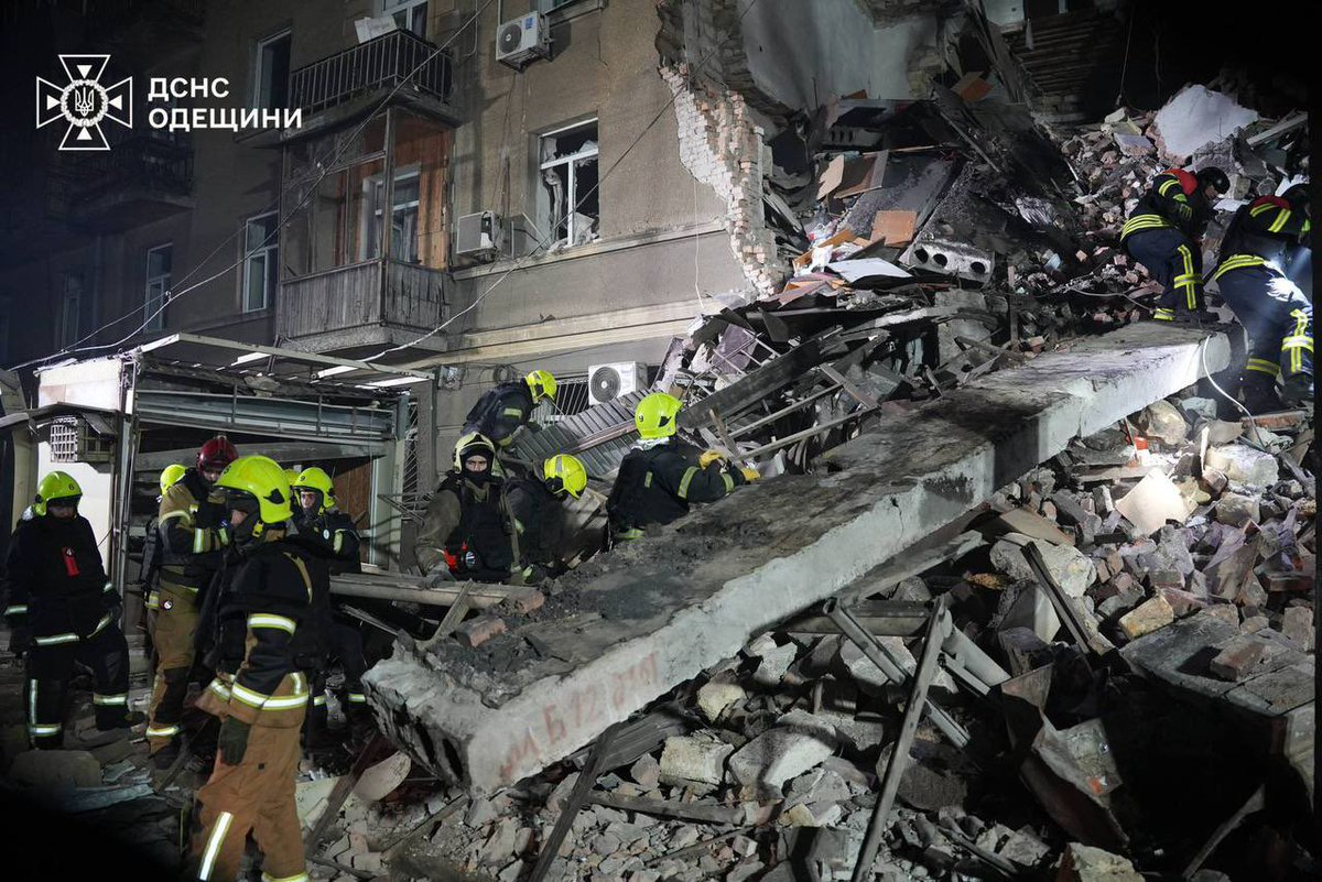 A brutal Russian drone strike on Odesa damaged residential houses, energy infrastructure, and an evangelical worship house. 

There are multiple casualties, including children, as a result of Russian strikes in the city and across Ukraine.

Such brutal attacks demonstrate the