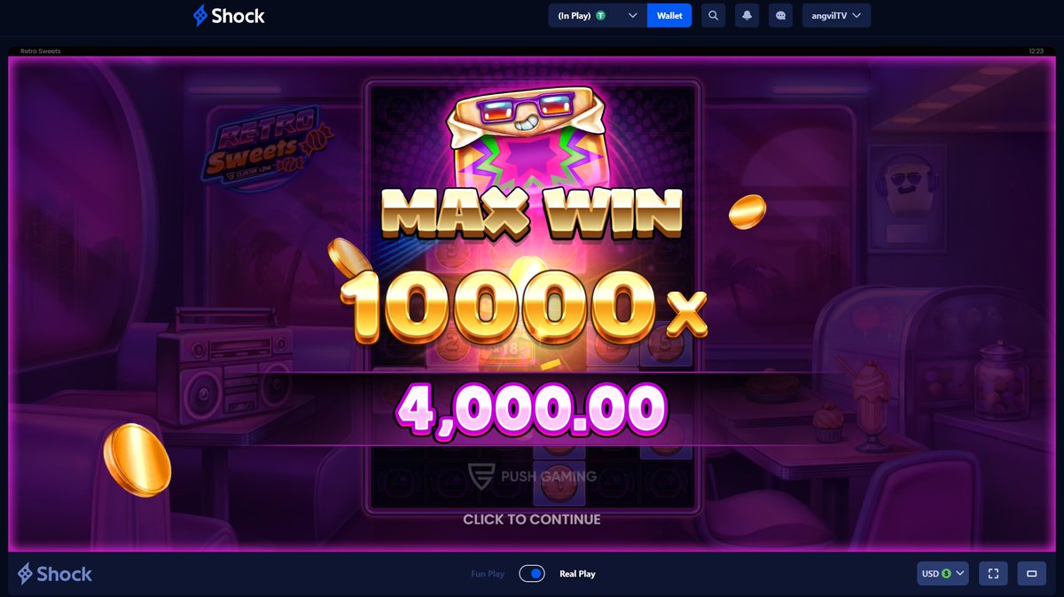 🥳 MY 1ST EVER MAX WIN ON <a href="/ShockCasino/">Shock</a> !!!! INSANE! too bad it got limited by the cap cause it hit around 13k!

🤑 $100 GIVEAWAY to 1 person who retweets and likes this post.

⌛ Rolling in 48 hours!

🥇 Best code out there: ANGVIL