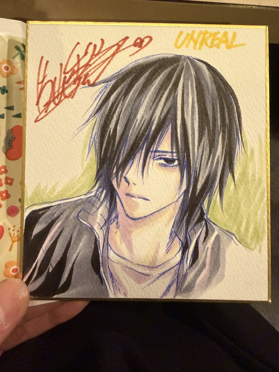 めっちゃ素敵な色紙頂きました✨

#アンリアル 
#UNREAL