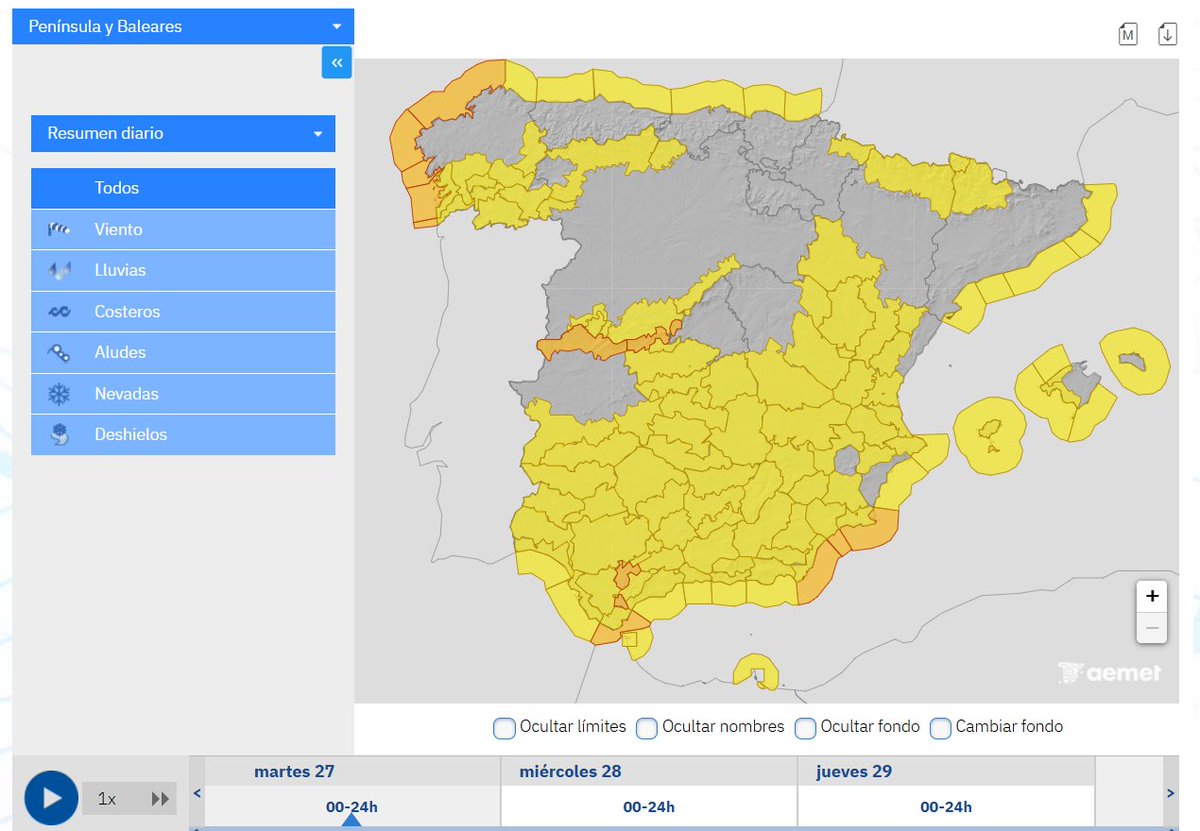 MeteoChatSE's tweet image. 🌬️Durante las próximas 48 horas se va a registrar un episodio de viento muy significativo 
📌La zona costera y valles prelitorales de Murcia y Almería serán las áreas más afectadas por las fuertes rachas de viento y fenómenos costeros. Puntualmente se pueden sobrepasar 130 km/h