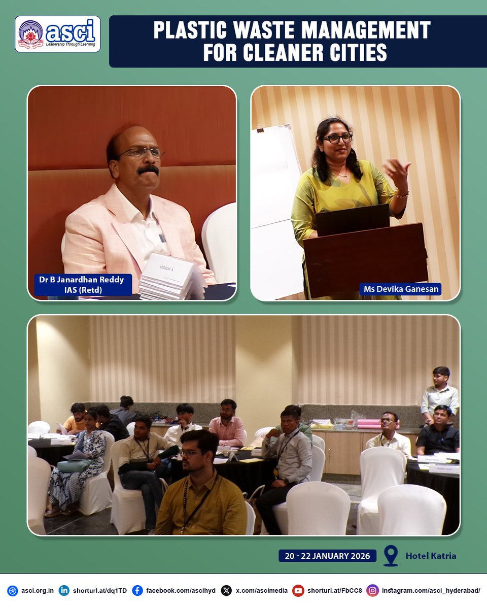 Admn Staff College of India (ASCI) tweet media