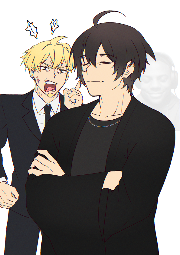 TerrainARTka's tweet photo. [OC] Max scolding Raven who keep missing out their meeting.  

#terrainOCs #enForce https://t.co/RzCGAsXk8o