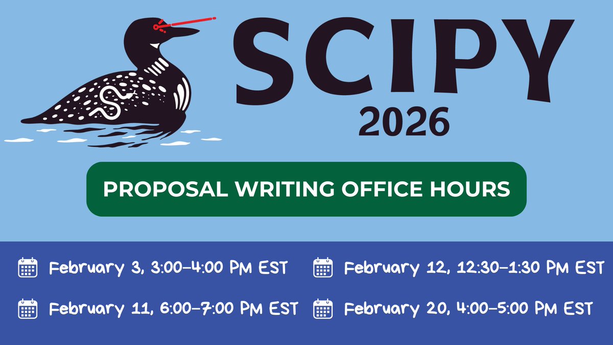 SciPyConf tweet media