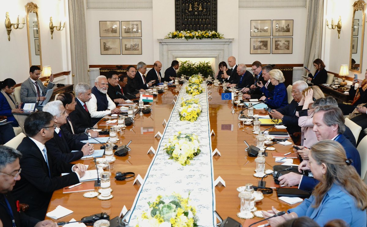 The 16th India-EU Summit will be remembered in history as the event where the world's fourth and second largest economies joined hands to script a new chapter in global trade.

#IndiaEUTradeDeal