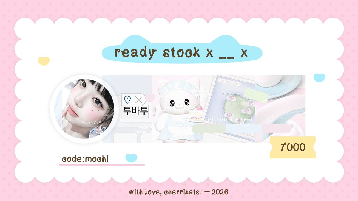 cherrikats's tweet image. help repost please, thank you! 🛒🧸

misa punya 4 layout ready stock ( wonyoung, stella, winter, dan ian! ) 🧀 ♥︎ harganya tertera pada gambar ya! yang berminat, boleh DM misa, ありがとう〜! 📮

🍥: #zonauang #zonaba