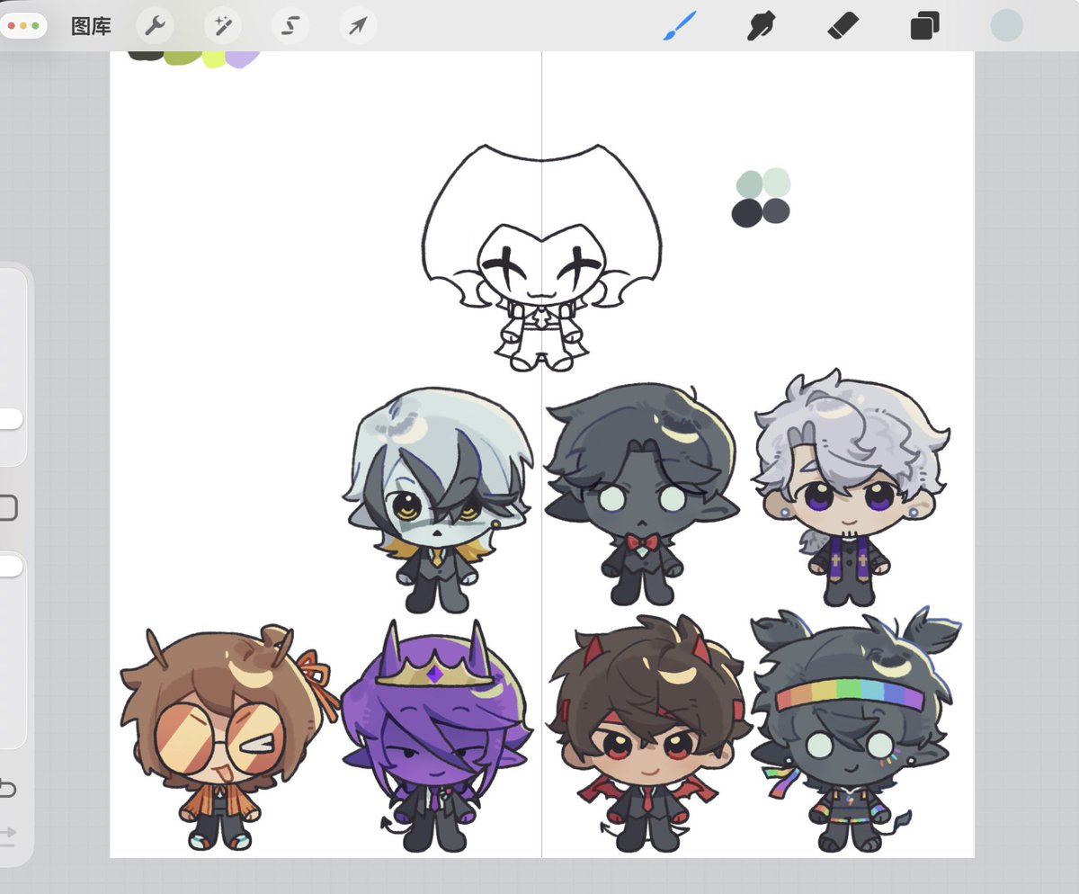 WIP 画的我崩溃我为什么在画这种东西这种小东西为什么这么费时我要失去理智了我为什么还在画s5的东西究竟是何意味