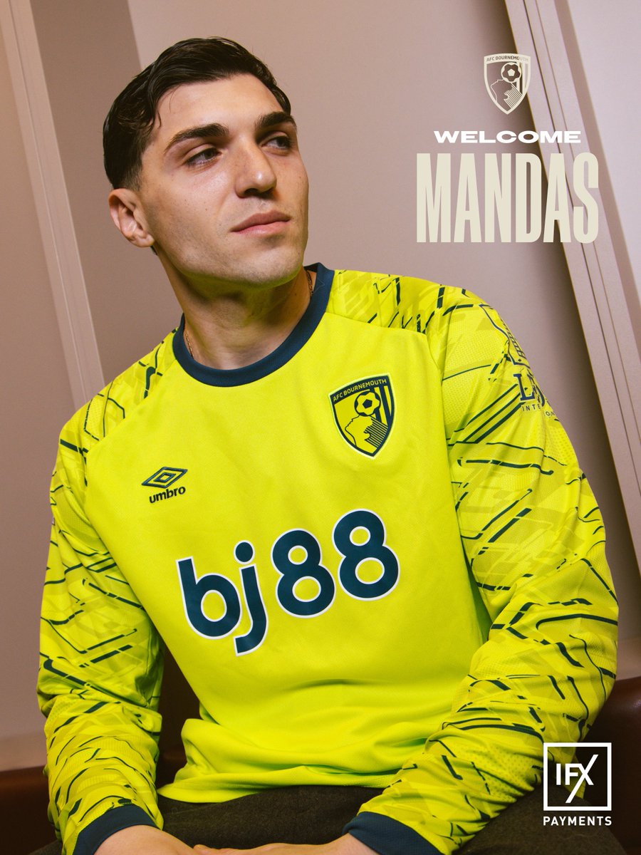 Christos Mandas has completed a loan move to AFC Bournemouth 🍒👊