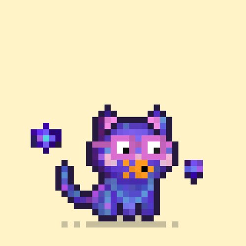 👾 VOID KITTEN GIVEAWAY 👾
 The time has come to find this adorable lite void kitten a forever home 💜 😸

Want a chance to win your very own void kitten?
 Entering is easy 👇

To Enter: 1️⃣ Like ❤️ Comment 💬 &amp; RT 🔁 2️⃣ Follow <a href="/Pixel_Cat_Club/">PixelCatClub</a> 3️⃣ Drop your favorite Pixel cat