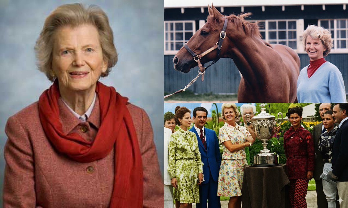 blindadosalas1's tweet photo. #Hipismo #InMemoriam El 27/01/1922 nació PENNY CHENERY 🇺🇲 Conocida mundialmente como criadora y propietaria de los campeones RIVA RIDGE #DobleCoronado (1972) y SECRETARIAT #TripleCoronado (1973) y #CaballoDelAño (2x) El 31/03/1974 visitó #LaRinconada
Falleció el 16/09/2017. #RIP https://t.co/D3Nqy8pbYX