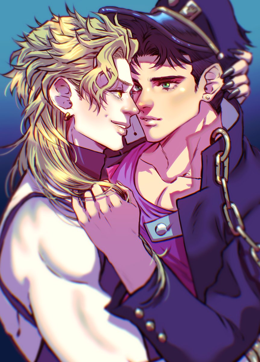 ジョジョの情報が徐々に色々と出てきてるので！！

ジョジョ絵上げたいなと思ったけど
全然関係ない去年描いたDIO承しかありませんでした！！南無三！！

⚠️BL表現注意