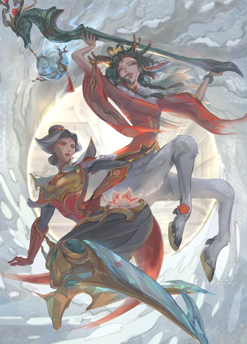 Petals of Spring Camille&amp;Lillia
#LeagueOfLegendsFanArt