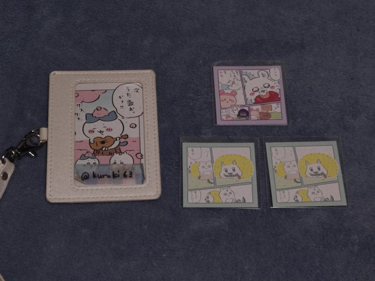 交換】 ちいかわ わっふれ〜む2 シール ステッカー 【譲】モモンガ、で