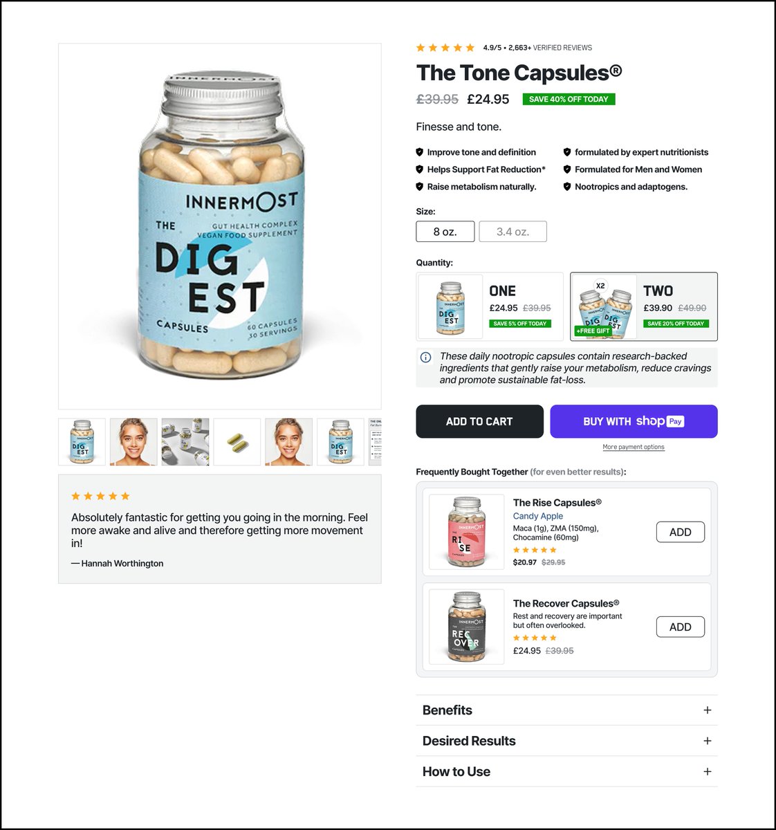Divancedesign's tweet photo. Simple buy box design in @figma  for Tone Capsules. 

 DM if you need custom landing pages or product sections built in Figma/Replo! 

 #Shopify #LandingPage #Ecommerce #WebDesign #Replo #ShopifyDeveloper #DTC #LandingPageDesign #Figma #EcomDesign https://t.co/4HWnwr0HmP