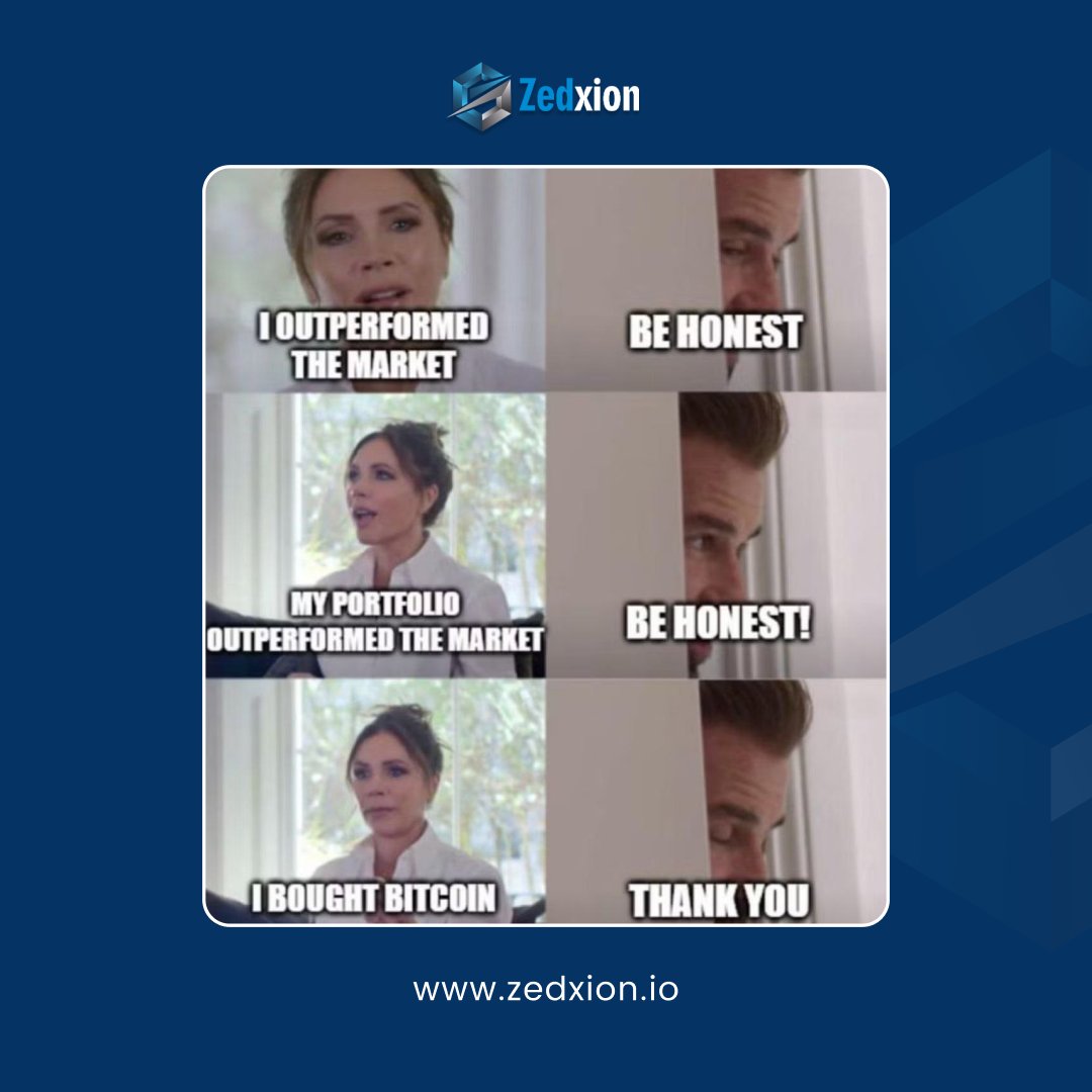 The reason Bitcoin is falling is because I bought it.😟 #Zedxion #Crypto # Market #BTC