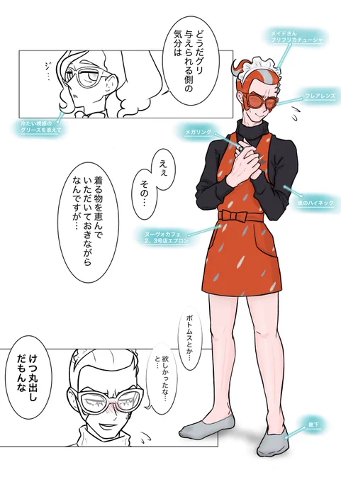 # 裸の推しにフォロワーさんから言われたものを足していく 

ご参加いただいた方々ありがとうございました✨🕊️
最終チェックでミスがあった事に気付いたのでおまけの2枚目です😂 