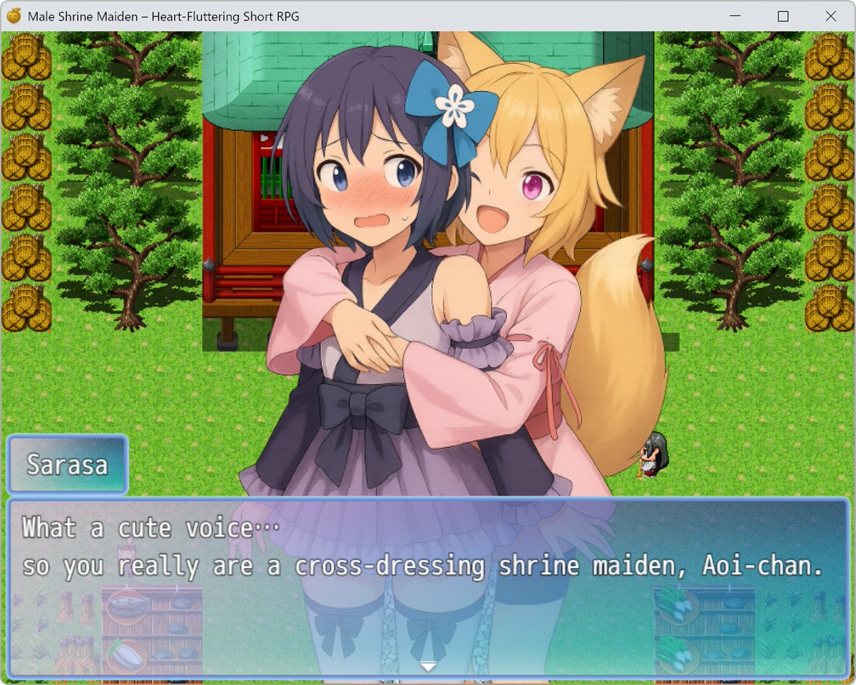 circlekimirinko's tweet photo. ๐ New on Steam! ๐
"Male Shrine Maiden: Heart-Fluttering Short RPG" is now available!
A cute, 15-minute short RPG featuring only male shrine maidens. ๐
Only $0.99
๐ https://t.co/MXwwAdBfml
#Steam
#indiegames
#RPG
#TrapGame
#FemboyGame
#CuteGame https://t.co/0ysK3ysvsH
