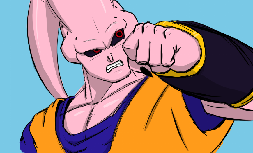 Posting a little random doodle I did referencing a frame from DBZ.  It feels damn good to pick up the pen again after what feels like so long since I've been able to draw at all.