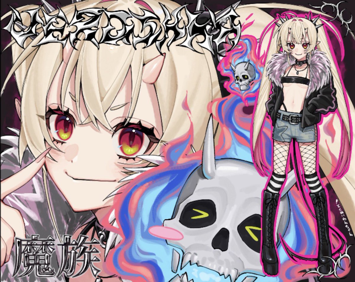 💀🔥 #絵チャ #OC