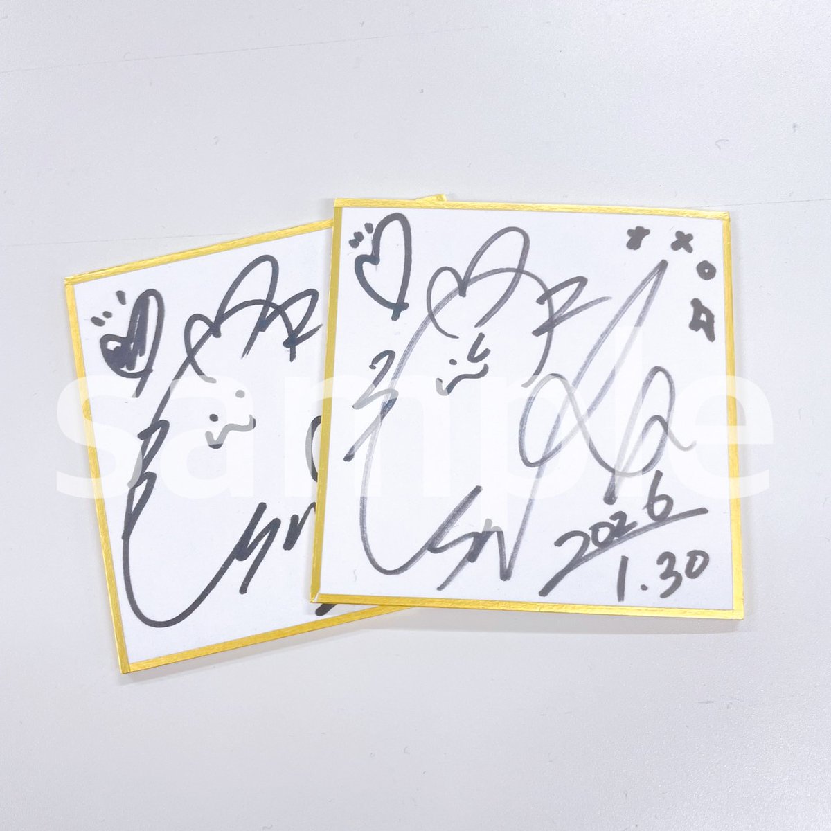 亜咲花さんの直筆サイン色紙　亜咲花　サイン　色紙 物販情報📢⚡️ ＼ 1/30(金)開催ライブイベント 相坂優歌主宰