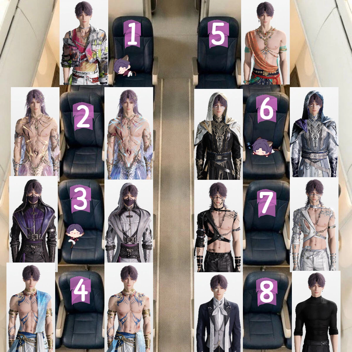 allforrafayel_'s tweet image. 💜Pick your seat for a ten-hour flight fishie version💜

#LoveandDeepspace #恋と深空 #恋与深空 #戀與深空 #러브앤딥스페이스  #祁煜 #Rafayel