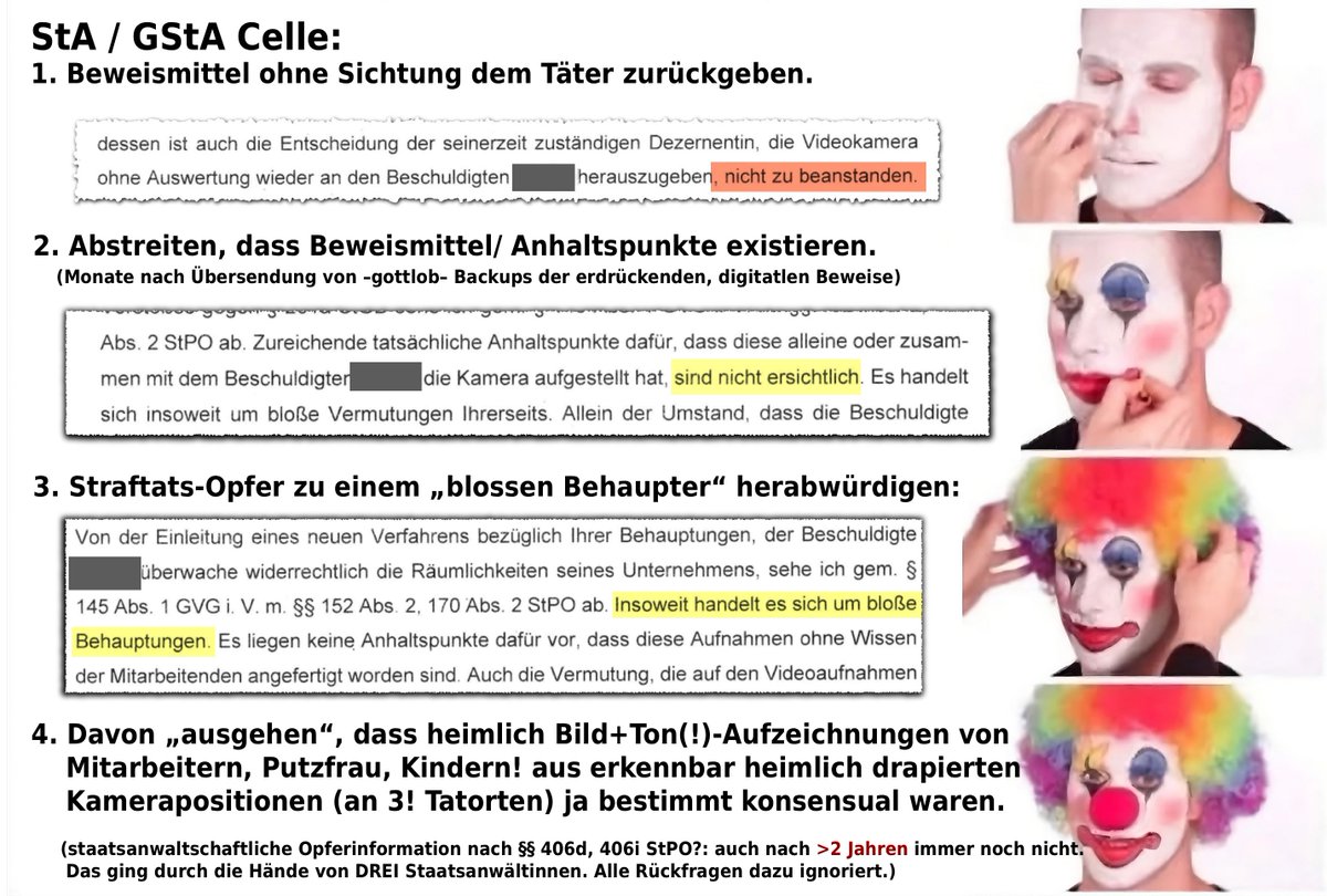 Aarefrank's tweet photo. @HGMaassen Ich kasper SEIT 2 JAHREN der StA und GStA in Celle hinterher... als Opfer (unpolitischer aber nicht ganz unschwerer) Straftaten...

Was soll man da noch machen? Bin ratlos. 
Grünes Parteibuch zulegen?

CC @TDrygala @winkelsdorf @van_eckert @SHomburg @jannibal_ https://t.co/NW2Z5S5Ihy