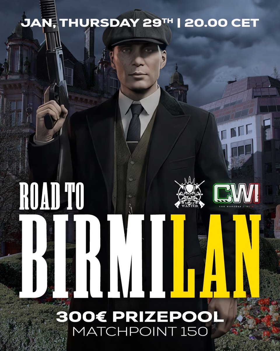 🗓️ Thursday 29th January 
⏰ 20:00 CET / 19:00 UK 
🏃 Mode: MatchPoint 150 PT 
💰 Prize: 300€ - 17 teams 
✅ 7€/player - 21€/team

🎬 Live Leaderboard / Top Fragger / Live Casting on Twitch   

Do you deserve a spot? Let us know in the comments. RT appreciated