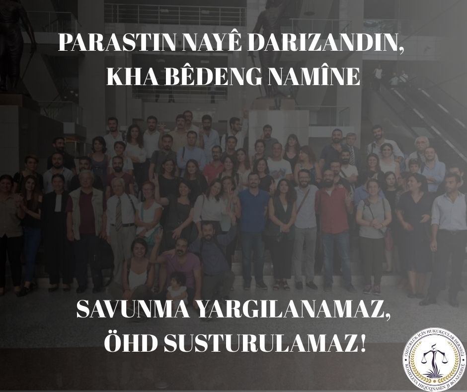 ohd_istanbul's tweet image. Derneğimiz üyesi avukatlar ile Tutuklu Aileleriyle Dayanışma Derneği (TUAD) yöneticileri hakkında, hapishane alanındaki faaliyetler gerekçe gösterilerek açılan davanın karar duruşması görülecektir. 

Mesleki ve hak savunuculuğu faaliyetlerimizi kriminalize etmeye dönük…