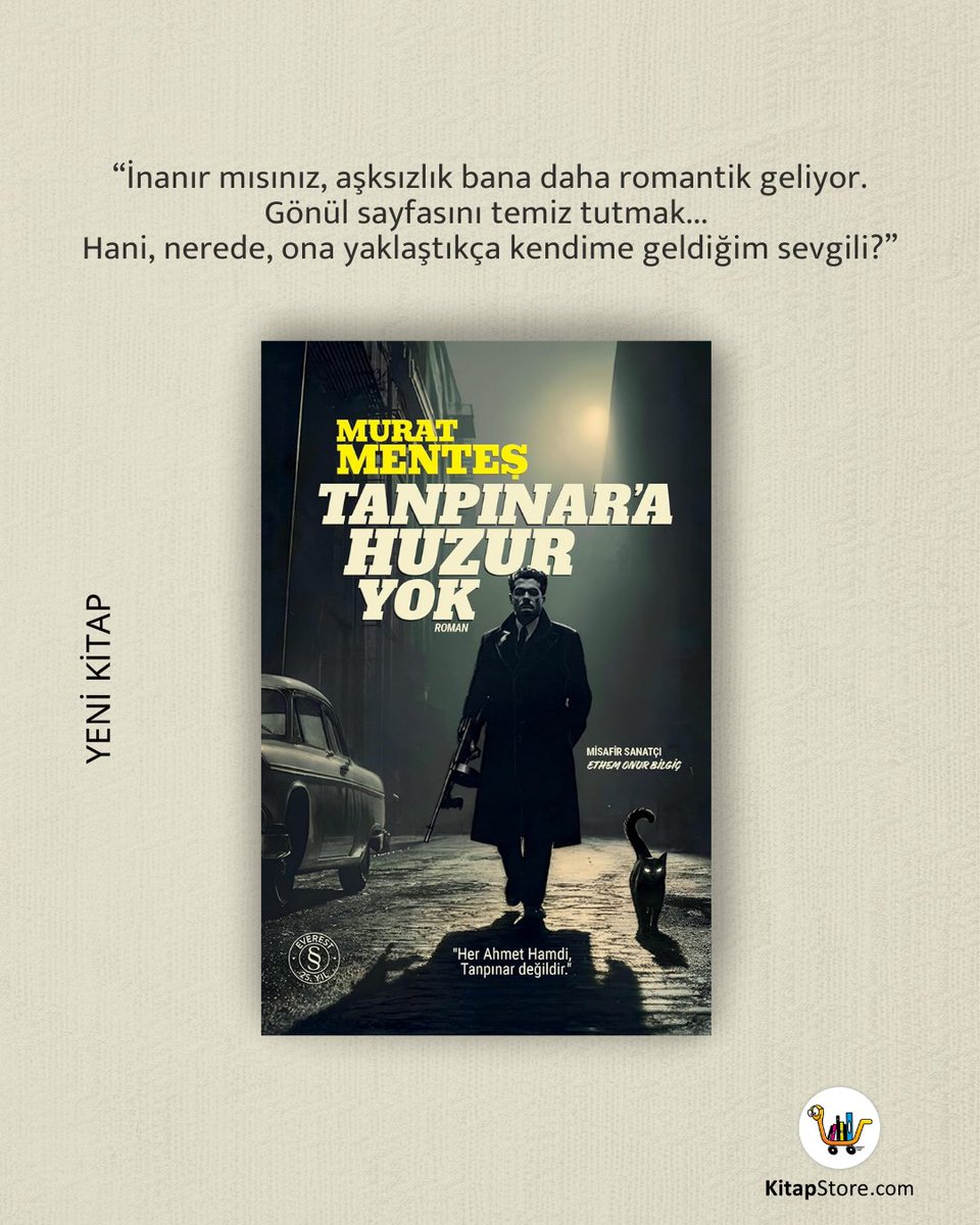 kitapstorecom's tweet image. 📢 Yeni Kitap Bildirimi: Tanpınar’a Huzur Yok

Bir insan harikaysa, göründüğünden de harikadır.
“İnanır mısınız, aşksızlık bana daha romantik geliyor.
Gönül sayfasını temiz tutmak... Hani, nerede, ona yaklaştıkça kendime geldiğim sevgili?”

Gizemli koleksiyoner Bahtiyar Kont’la…