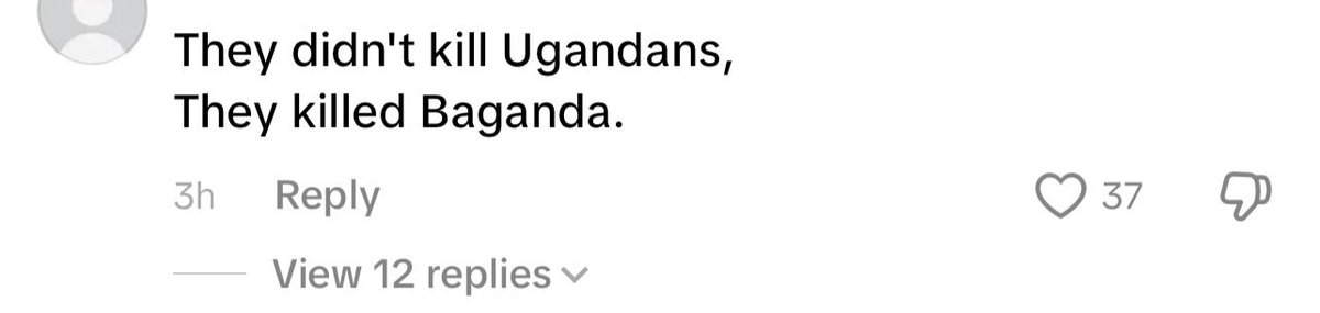 sasmvn's tweet image. I saw this and now I can't unsee it. The systematic segregation of and hatred for Baganda is not accidental. Context: Luweero 1980s 🤦