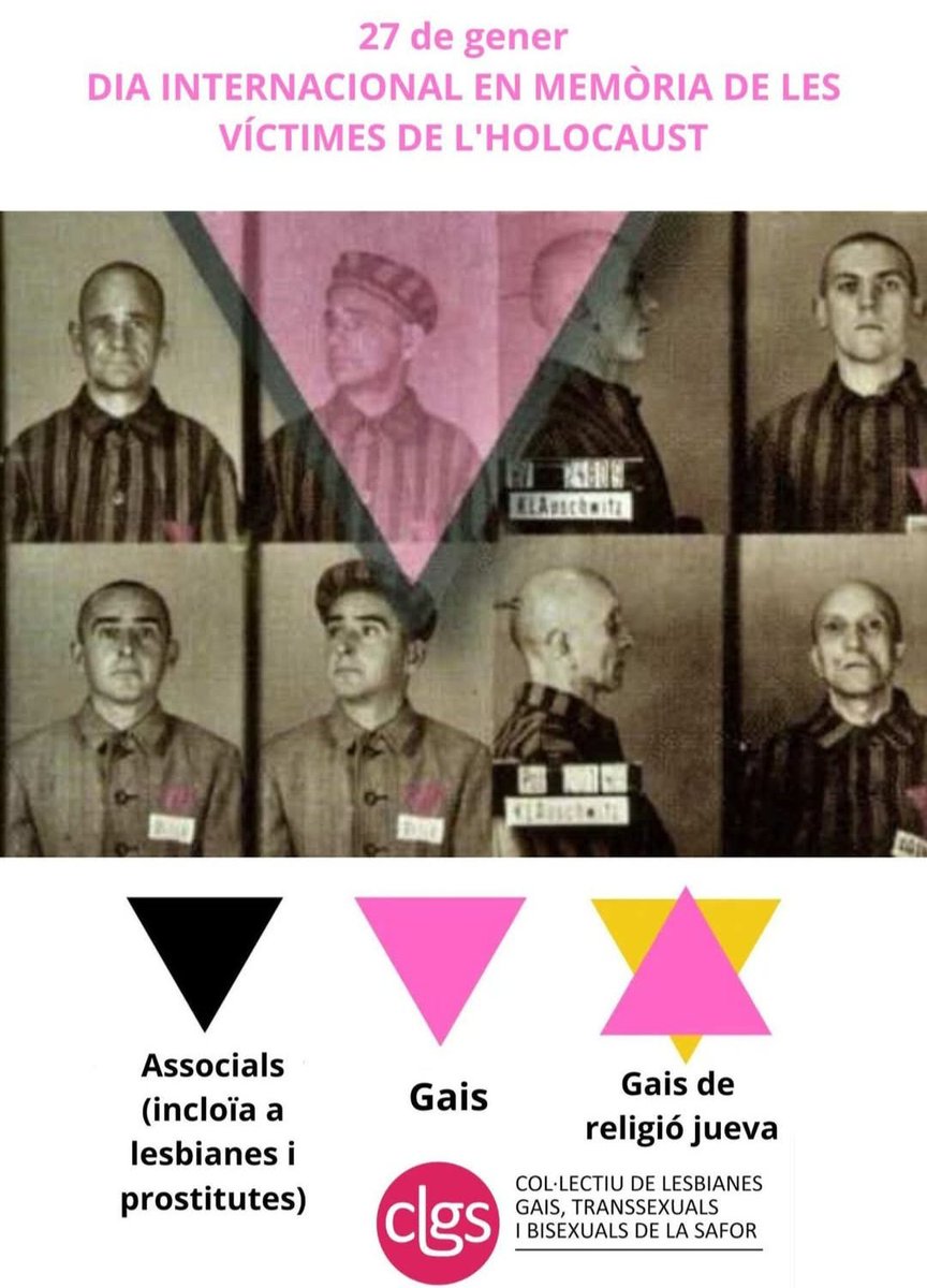 CLGS_SAFOR's tweet image. Dia Internacional en memòria de les víctimes de l'Holocaust