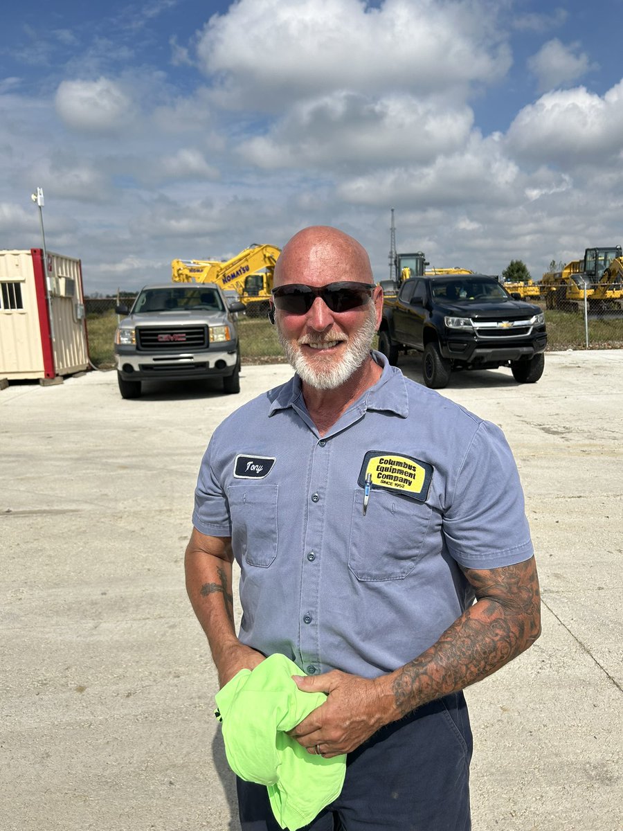 Members working for <a href="/ColumbusEquip/">Columbus Equipment Company</a> working on their customers equipment ￼across the state.