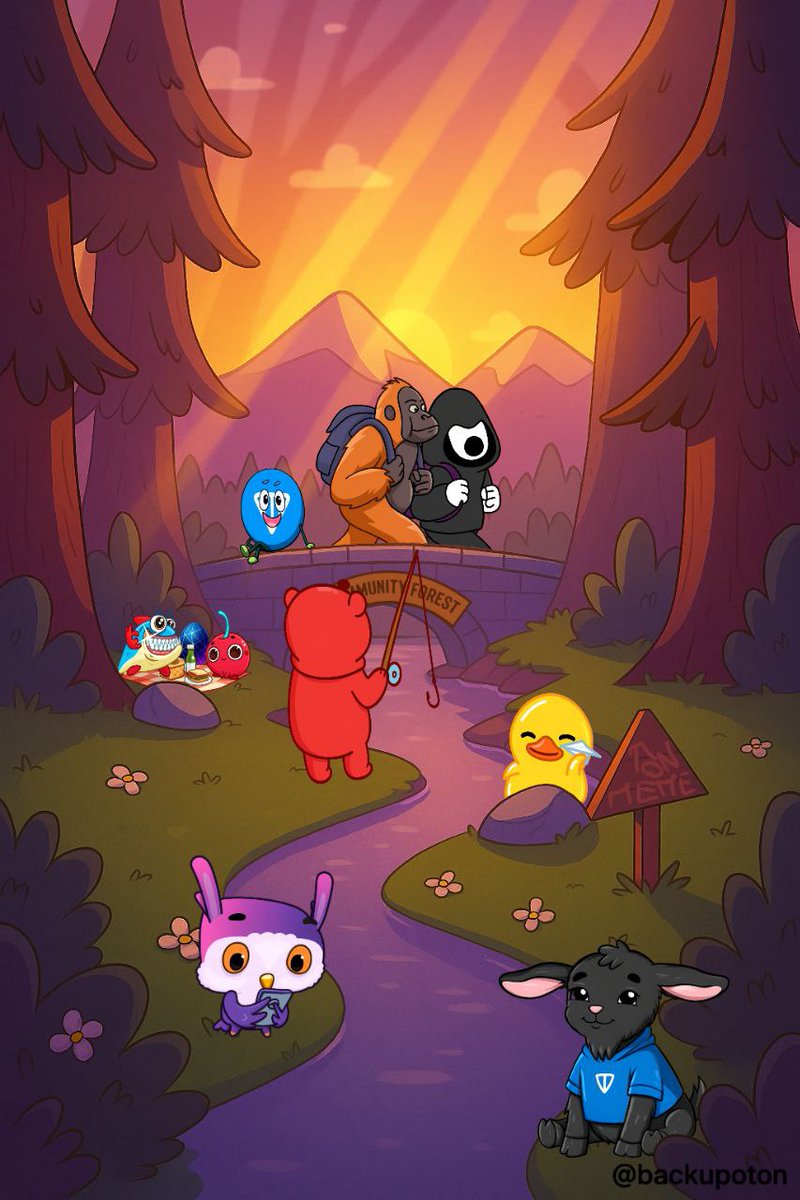 Gm $TON fam  💎
Here the $OTON entry 🦧
Keep put $TON memes in every pocket , see ya in upcoming gateway 😎

#Ton_Art_Contest