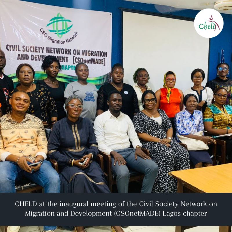 <a href="/CHELDAfrica/">Centre for Health Ethics Law and Development</a> attended the inaugural meeting of the <a href="/CSOnetMADE/">CSOnetMADE</a>  Lagos Chapter. 

The gathering brought together various civil society organisations focused on migration and development in Lagos to set annual goals and priorities.  

#migration