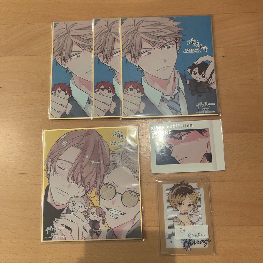 ギヴン展　入場特典　購入特典　ぱしゃこれ 交換】ギヴン展 特典 ぱしゃこれ 入場特典 譲 ≫ 立夏 入場特典 由紀3