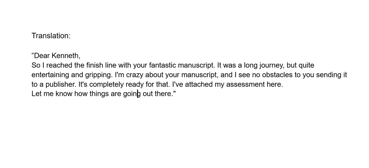 DuncanOToole's tweet image. A professional editor read my book. They loved it. I am going to be insufferable for a couple of days.

#WritingCommunity #Fantasy #amediting #WIP #Noirfantasy