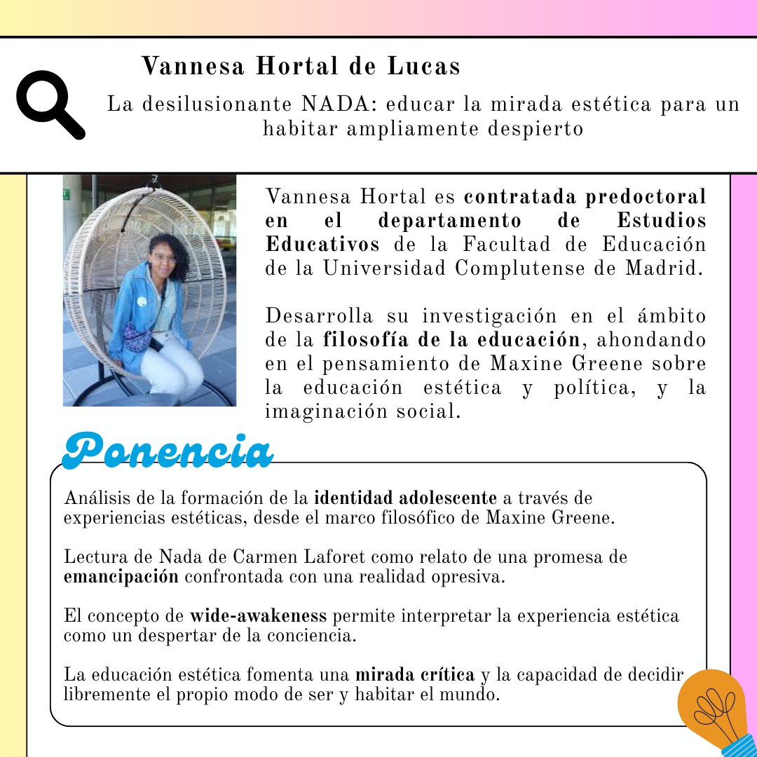 spd_ucm's tweet photo. Talleristas y ponentes de la 3ª sesión de la VIII edición del SPDE.

📚 Taller: Mónica Tapia Ladino
🎨 Ponencia: Vannesa Hortal de Lucas @vannelareveuse 
🤝 Taller: David Rodríguez

🕒 27/01 - 17:00–19:00
📍 Sala de Grados Clara Campoamor (3512)
¡Te esperamos!
#spde #doctorado https://t.co/vuU7HQ8KHu