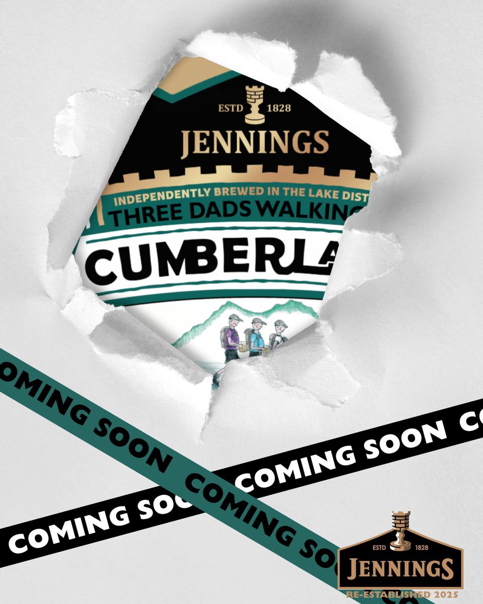 3dadswalking's tweet photo. Here’s a new collaboration beer with Jennings Brewery: 3 Dads Walking…to Cumberland
- Launches 30 Jan
- Donation from every pint &amp; cask to @PAPYRUS_Charity 
- Andy hosting a pop-up talk at Jennings taproom 7 Feb (2–4.30pm)

Starting conversations and helping save lives. https://t.co/ERo7EeyF8g