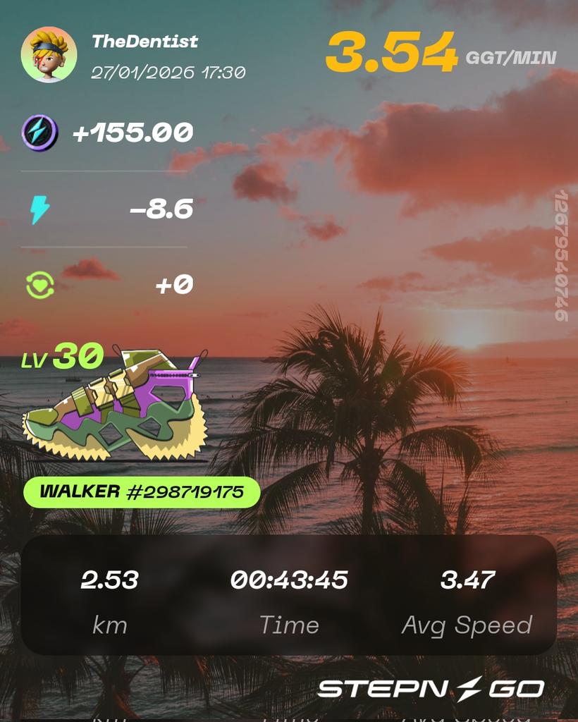 Evening Walk #STEPNGO