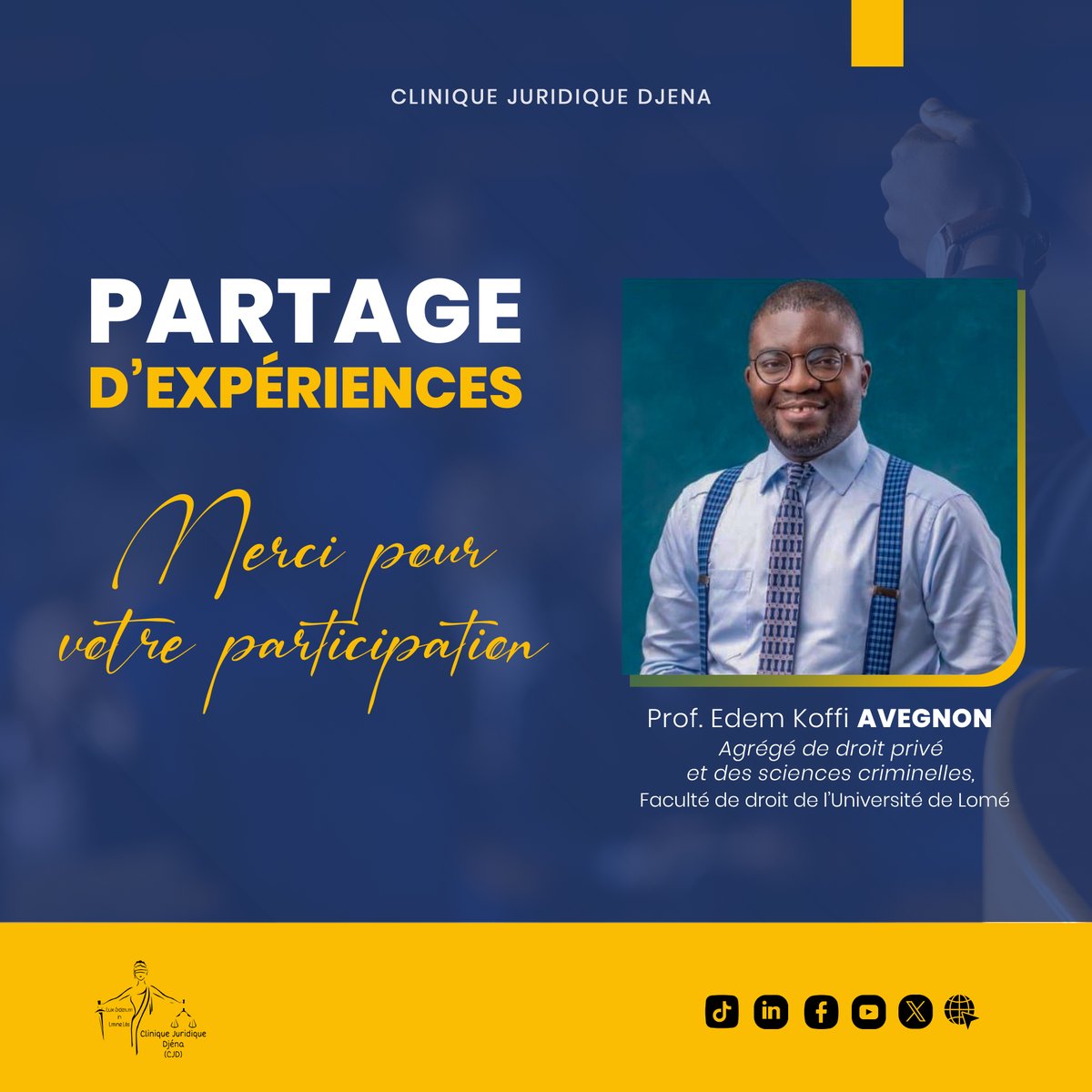 Clinique Juridique Djena - CJD tweet media