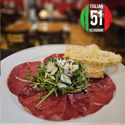 Straight from our kitchen to your table. 🇮🇹 Experience the delicate flavours of our thinly sliced Bresaola, balanced perfectly with salty Parmesan and bread baked right here on the premises.

#Liverpool #LiverpoolEats #Bresaola #ItalianDining