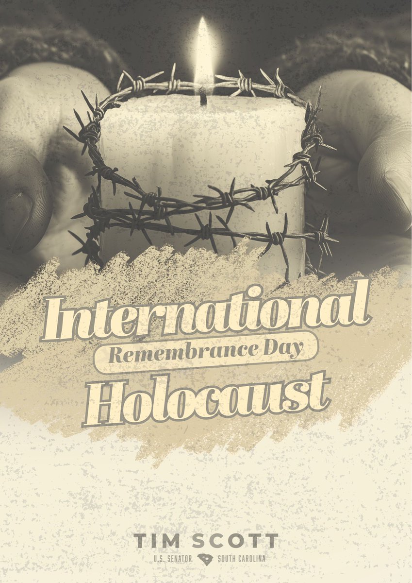 On International Holocaust Remembrance Day, we honor the 6 million Jewish victims of the Holocaust and the survivors who carry their stories forward. We will never forget, and we must never be silent in the face of antisemitism.