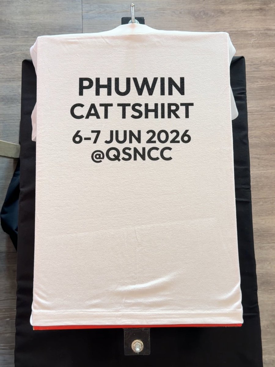ThisisCatRadio's tweet image. PHUWIN ที่ CAT TSHIRT
6-7 JUN 2026
ศูนย์การประชุมแห่งชาติสิริกิติ์

#CATTSHIRT2026 #CATTSHIRT #CATRADIO