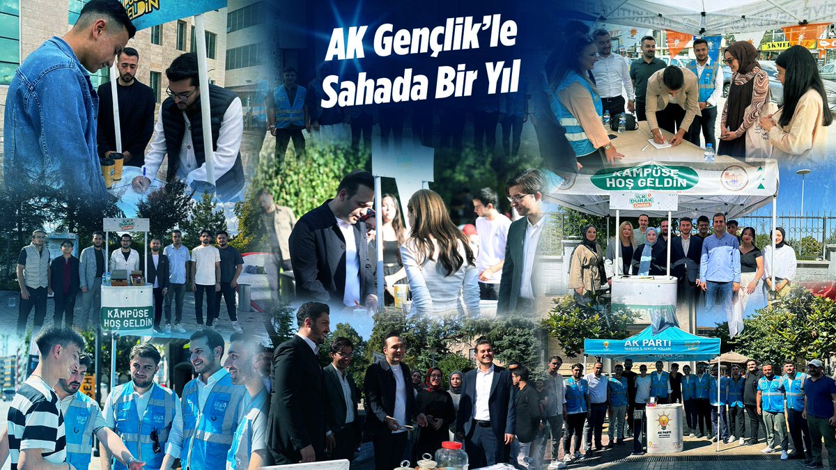 AK Gençlik’le Bir Yıl 

Paylaştıkça büyüyen,
emek verdikçe güçlenen
koca bir yıl…

Bugün hâlâ yan yanayız,
çünkü bu yol gençlikle güzel.