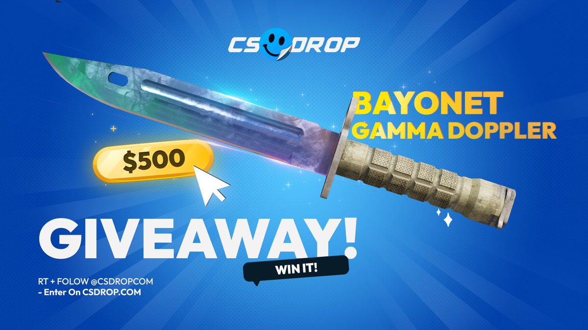 💸 $1,000 GIVEAWAY 💸

HOW TO ENTER?
✅ Follow <a href="/csdropcom/">CSDROP</a> &amp; us
✅ Like &amp; RT
✅ Tag 2 Friends

WANT THE EXTRA $500? 👇 
🎁 $250 Discord 👉 discord.gg/csdrop
🎁 $250 Telegram 👉 t.me/csdropcom

⏰ Ends in 7 Days
