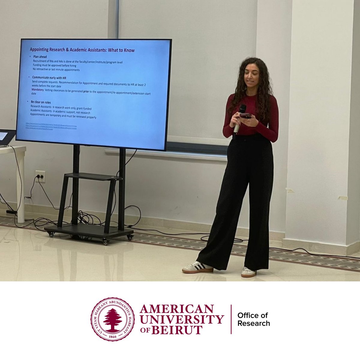 AUB Office of Research tweet media