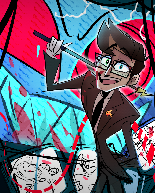 faeymouse's tweet photo. Shoutout to this stage of this #vincentwhittman wip that I got way too carried away with. I’ve become a bit attached

#wip #HazbinHotelFanart https://t.co/G6R0m8akd7