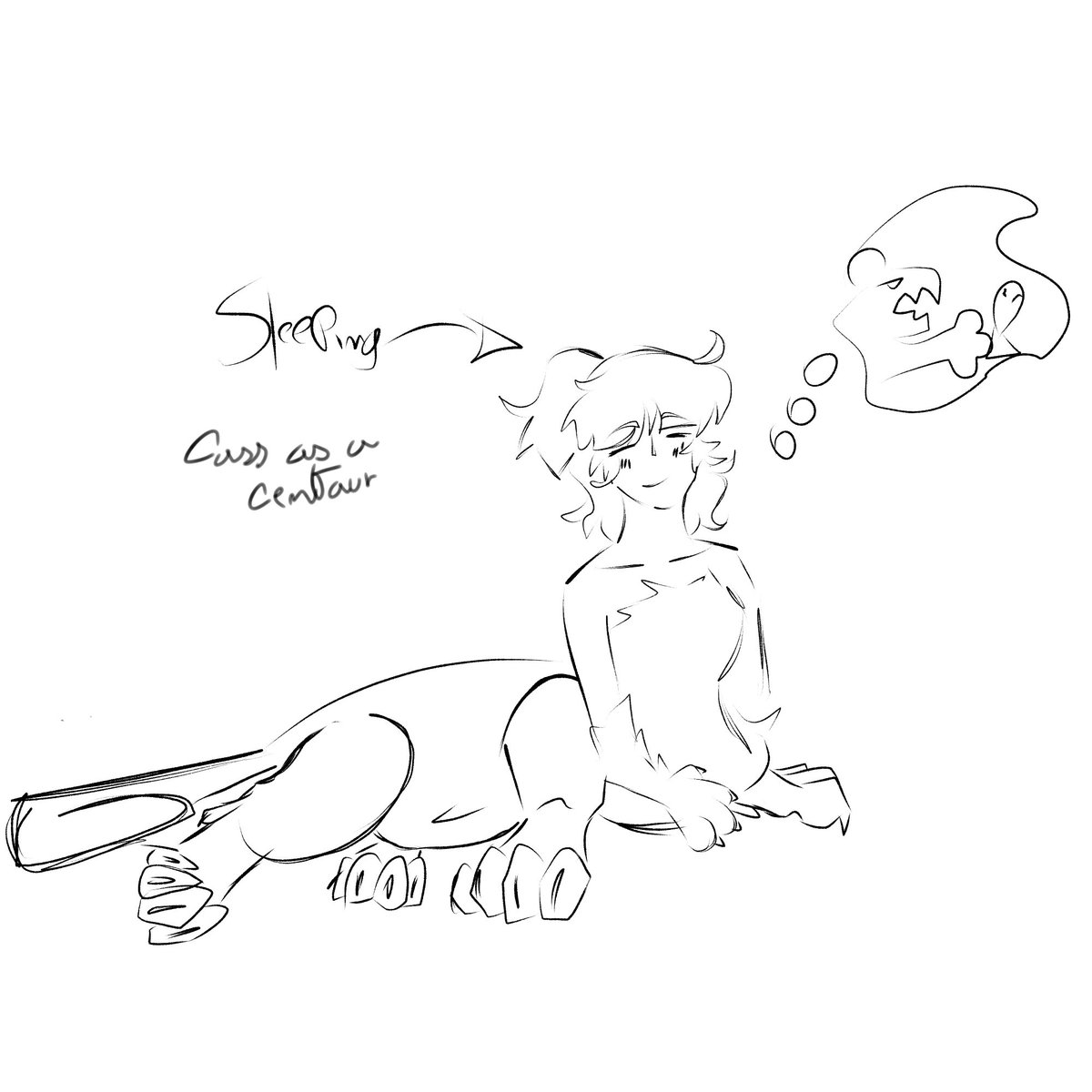 Tootocanon's tweet photo. cass as a centaur
#cassidyfnaf #fnaffanart https://t.co/v6Z8qCQmnv