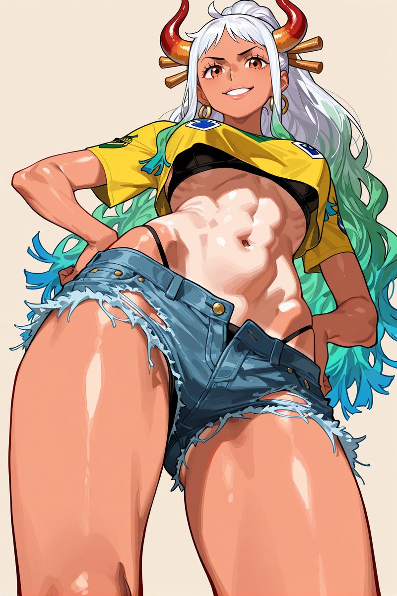 asagawo_elf's tweet image. Yamato x Brazilian Beach Style SFW
#ONEPIECE